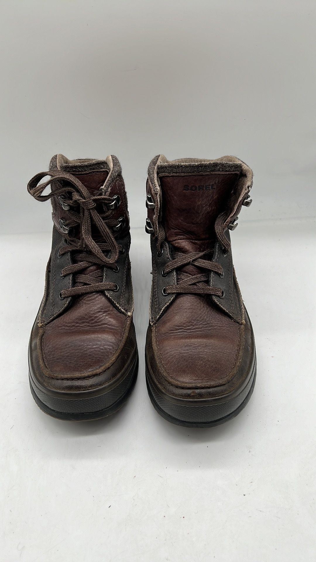 Sorel Kingston Chukka Boot Mens 8 Brown Waterproof Leather Casual Work Hiking