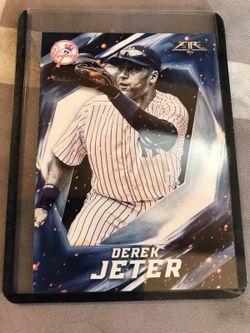 Derek Jeter 2017 topps fire baseball card #75