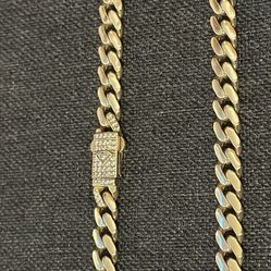 14k Gold Miami Cuban Link Chain