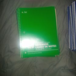 3 Subject Notebooks
