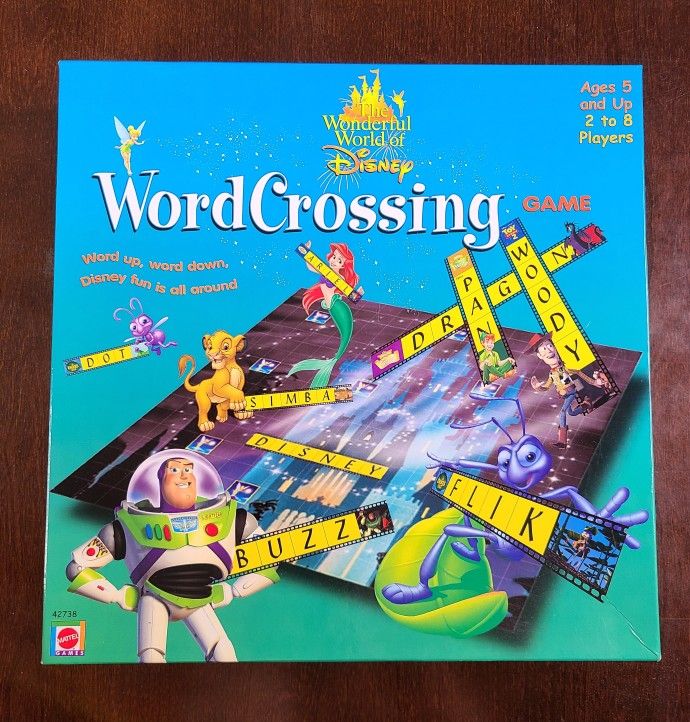 Disney Word Crossing Game