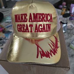 Limited Edition Signed Trump Golden Hat