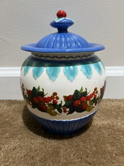 Antique Glass Container 