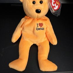 TY Beanie Baby florida the I Love Florida Bear State - Etsy