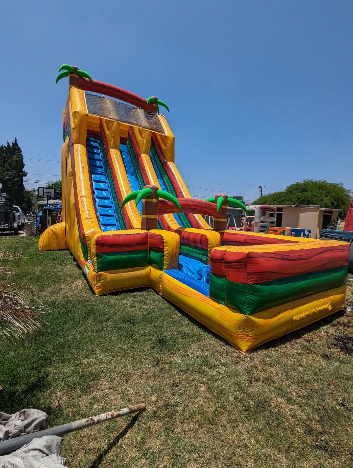 Water/Slide 2 Lane Jumper