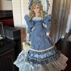 Porcelain Victorian Style Doll 