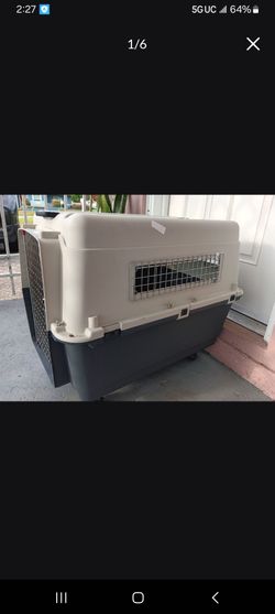 LARGE DOG CRATE, CARRIER WITH WHEEL