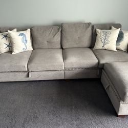 Gray 4-Seater Sofa – Used Only 7 Months