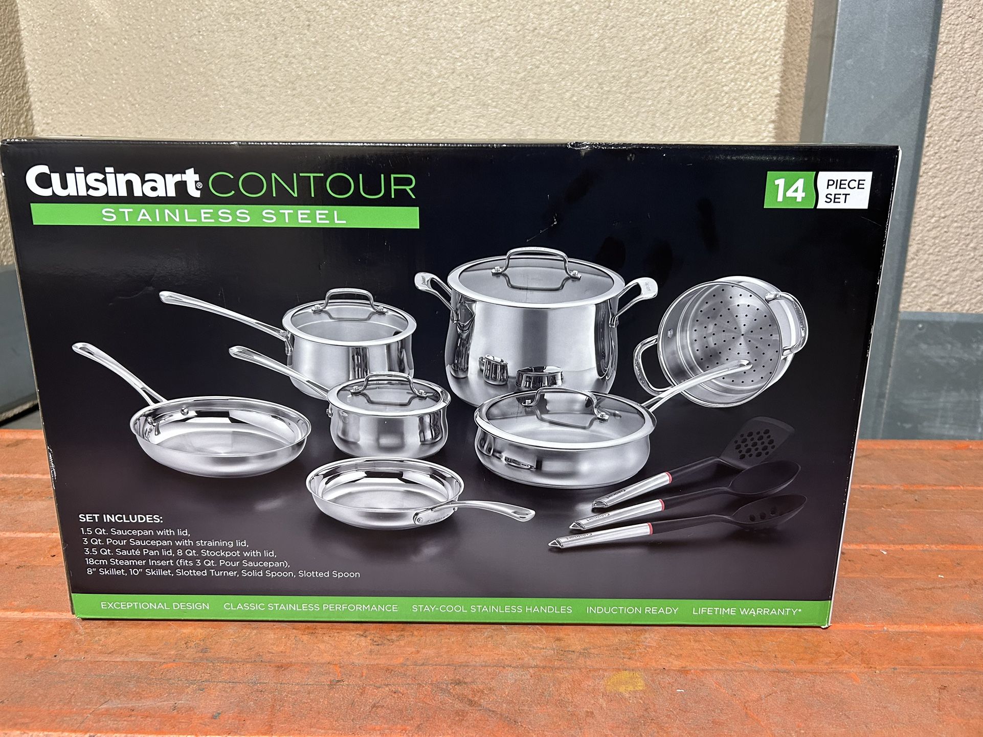 Cuisinart Contour Stainless Steel 14 Pc Set