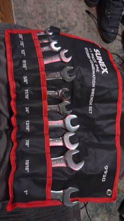 SUNEX stubby 11 piece SAE stubby set 9930