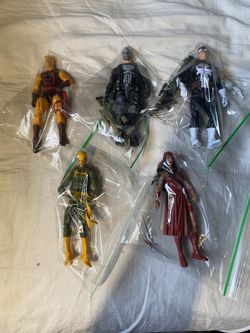 Marvel Legends Punisher Daredevil Electra Ironfist
