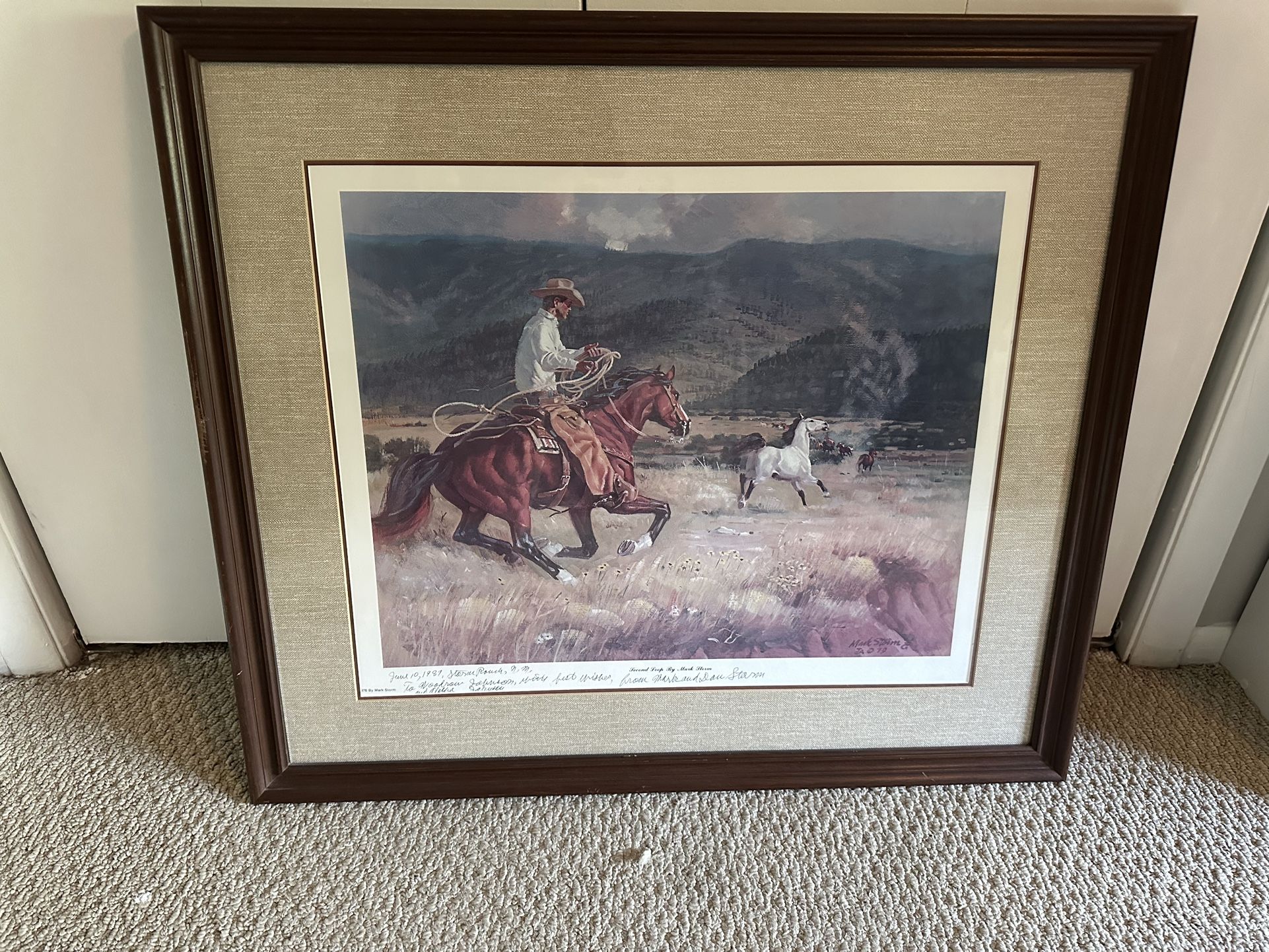 Mark Storm Framed/Signed Print