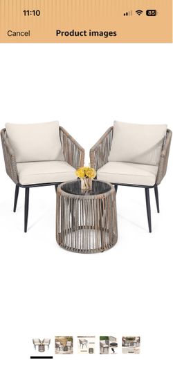 Like new 3 piece bistro set