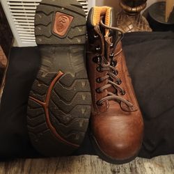 Timberland Lace Up Steel Toe Boots 