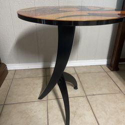 1990s Abstract Side Table 