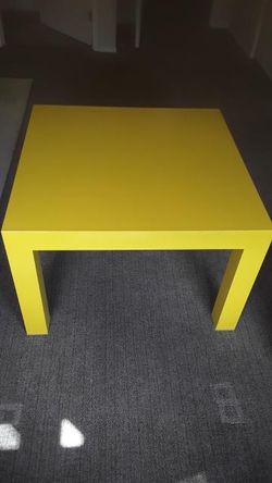 Yellow Parson's table