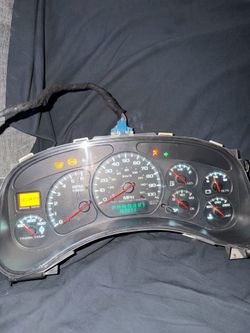 Silverado gauge cluster