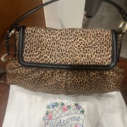 FENDI  BAG -Authentic Leopard Baguette Bag