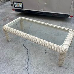 Wicker Coffee Table
