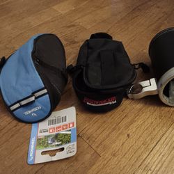 Roswheell and Bushwacker Saddle Bags And  Bicycle Lights 
