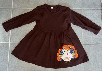 4T Thanksgiving Turkey Dress