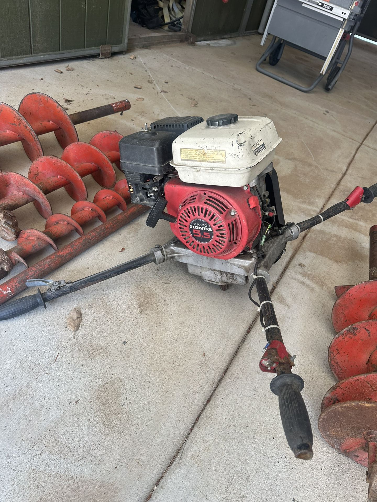 Honda 2 Man Auger