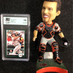 2010 Buster Posey Rookie Card And Bobblehead