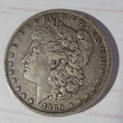 1889-O MORGAN SILVER DOLLAR COIN-CIR