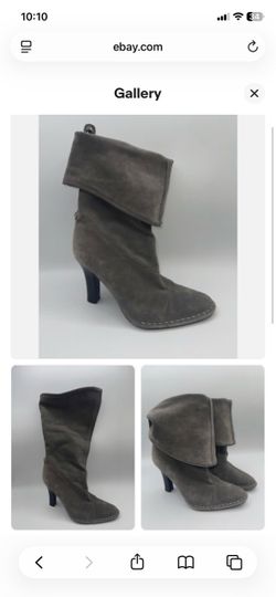 Grey boots