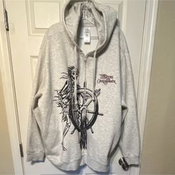Disney Parks Pirates of the Caribbean Hoodie Skeleton Graphic Adult Size 3X
