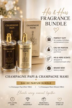 ✨ Champagne Papi & Champagne Mami His & Hers Fragrance Set ✨