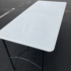 Lifetime Folding Table W/Normal Wear & Tear(See & Click On Pictures)