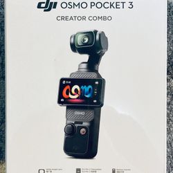 Brand New DJI Osmo Pocket 3 Creator Combo