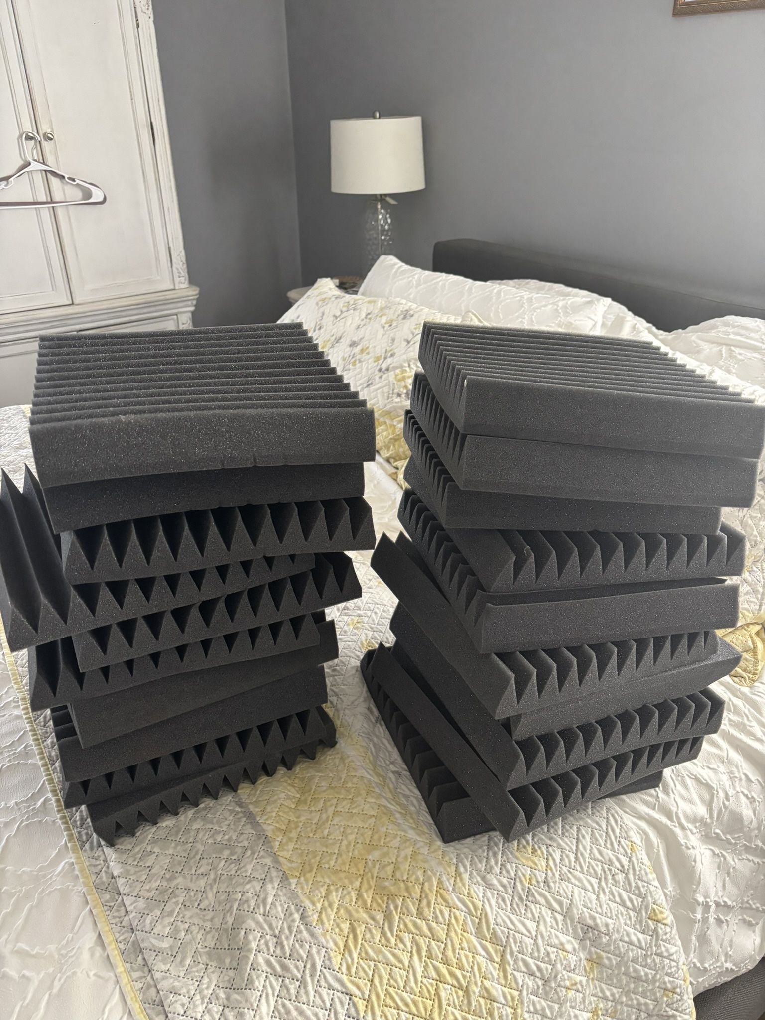 20 CT Auralex 2” Studio Foam Wedgies 1x1 Foot Acoustic Panel