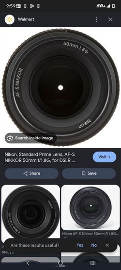 Nikon camera lens