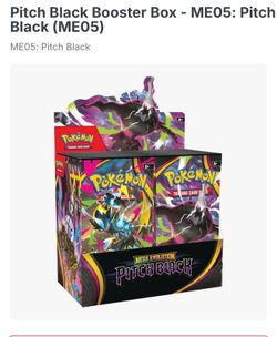 Pokemon Pitch Black Booster boxes PRE ORDER