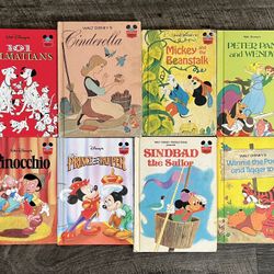 Disney Wonderful World of Reading ~Lot of 8 Hardcover Books~