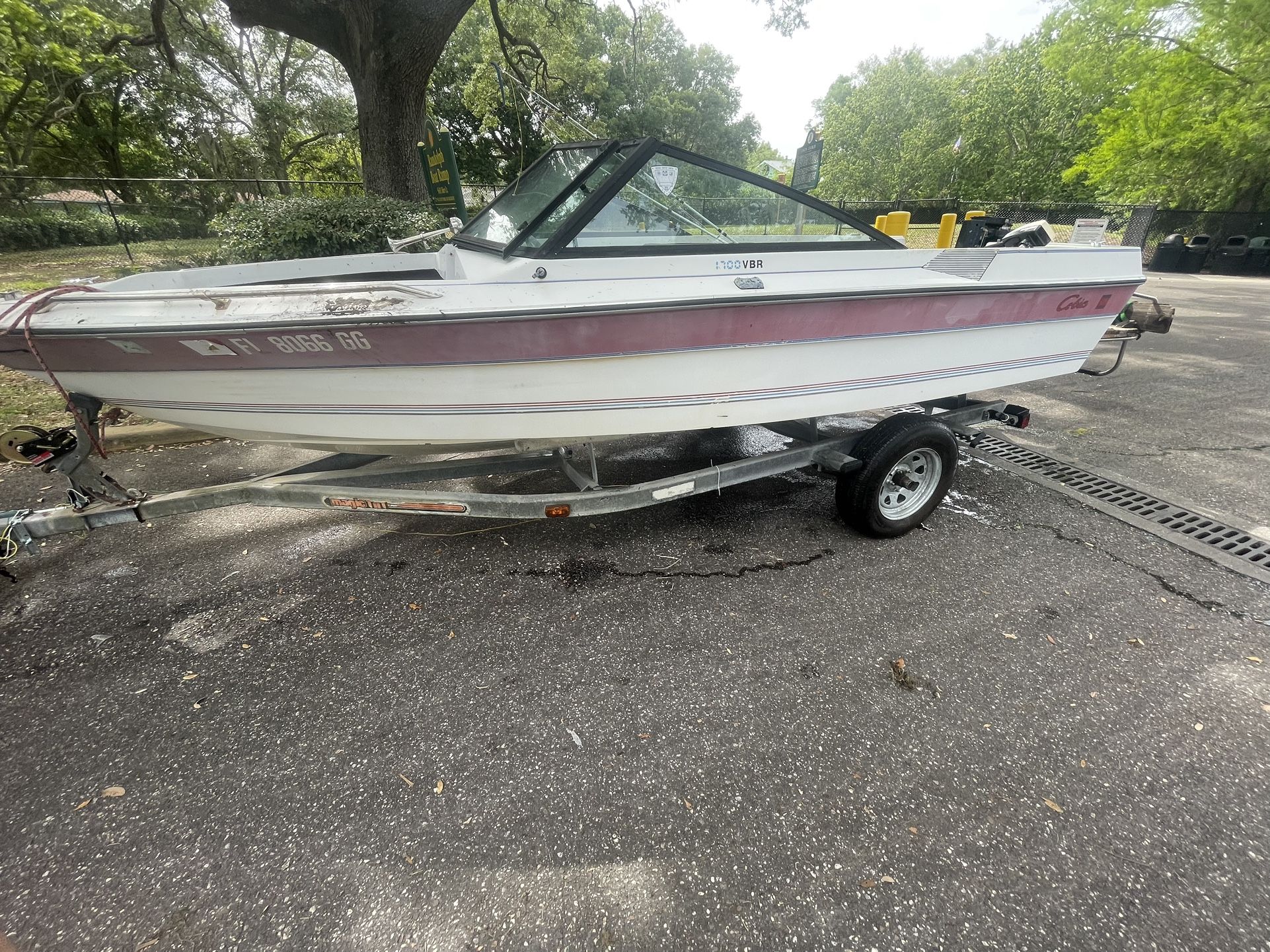 1988 Cobia 16.5ft With a 85hp Force