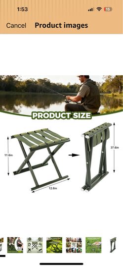 Heavy Duty Folding Stool *600lb capacity