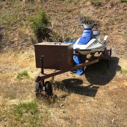 1990 Kawasaki Jet ski And Double Trailer