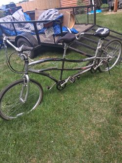 Tandem bike.  Kent.  21 speed