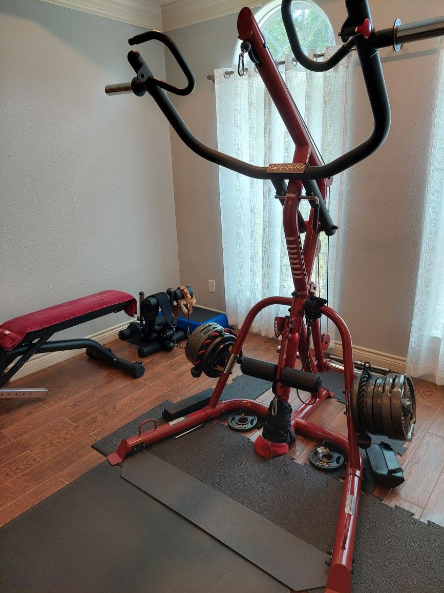 Body-Solid Corner Leverage Gym/bench/plates/ Attachments