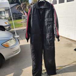 motorcycle snow machine rider. coveralls