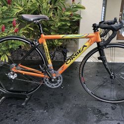 Orbea Road Bike Half Carbon Fiber Frame Orange