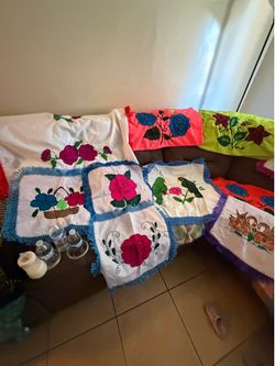 Servilletas para tortillas y almohadones para almohadas