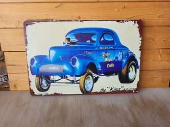 Stone Woods Cook  Gasser Vintage Metal Sign 8"x12 "