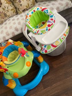 Baby walker and baby chair