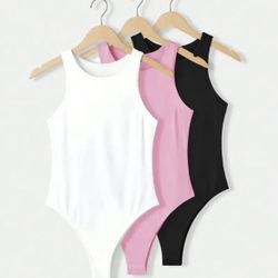 3 Color Bodysuit Set, New, L