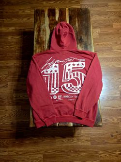 Darc Sport "Life Moves Fast" Red Washed Pullover Hoodie