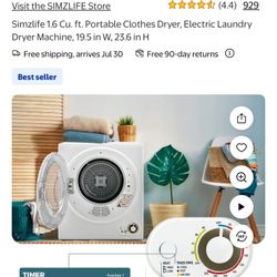 Portable Washer And Dryer 